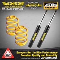 Front Lowered Monroe Shock Absorbers King Springs for MITSUBISHI COLT RA 80-82