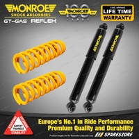 Rear STD Monroe Shock Absorbers King Springs for NISSAN PATHFINDER Wagon 95-99