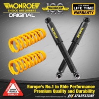 Rear Standard Monroe Shock Absorbers King Springs for HOLDEN ASTRA TS SRi Hatch