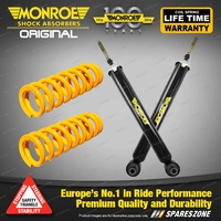 Front Standard Monroe Shock Absorbers + King Springs for Chevrolet Belair Impala