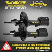 Pair Front Monroe Reflex Shock Absorbers for ALFA ROMEO ALFA 147 Hatchback 01-10