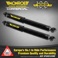 2 x Rear Monroe Commercial Shock Absorbers for Opel Movano X62 2010-On M9T 680