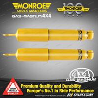 2 x Rear Monroe Gas Magnum TDT Shock Absorbers for Nissan Patrol VI Y62 5.6L