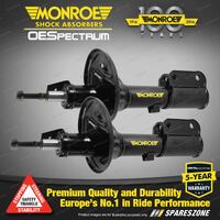 2 x Front Monroe OE Spectrum Shock Absorbers for Rover 75 RJ 2.0L 2.5L 2001-2005