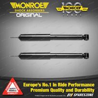 Pair Rear Monroe Original Shock Absorbers for Holden Tigra XC 1.8 Convert 05-07