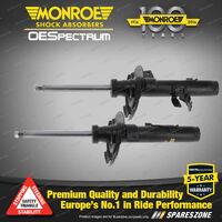 2 x Front Monroe OE Spectrum Shocks for Ford Focus LZ 1.5 Hatchback Sedan 15-On