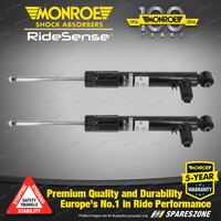 2 x Rear Monroe Ridesense Shock Absorbers for Audi Q2 GAB GAG 2.0 2016-On