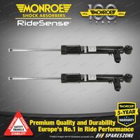 2 x Rear Monroe Ridesense Shock Absorbers for Audi Q2 GAB GAG 1.4 2016-On