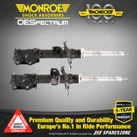 2 x Front Monroe OE Spectrum Shock Absorbers for Mazda 2 DE DH 2007-2015