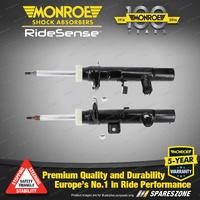 2 x Front Monroe Ridesense Shock Absorbers for BMW X3 X4 F25 F26 09/2010-03/2014