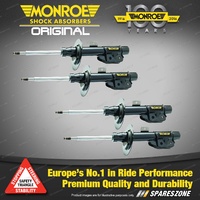 Monroe F + R Original Shock Absorbers for Honda Civic Type OS Sedan Hatch 79-83