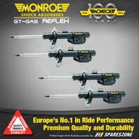 Monroe F +R Reflex Shock Absorbers for Toyota Corolla AE 80 82 Sedan Hatch Coupe