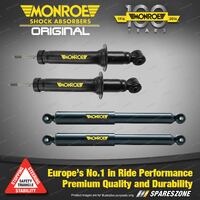 Front + Rear Monroe Original Shock Absorbers for Volkswagen Polo Mark V 6R