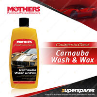 Mothers California Gold Carnauba Wash & Wax 473ML - Ultra Sudsing Clean & Shines