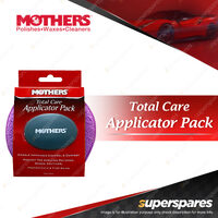 Mothers Total Care Applicator Pack - 12cm Towel Pads For Polishe Waxe Coating