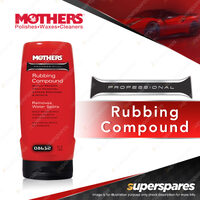 Mothers Professional Rubbing Compound 355ML Car Paint Care Professional Range