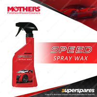 Mothers Speed Spray Wax Speed Range Automotive Washing Cleaning 710ML