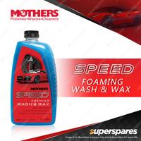 Mothers Speed Foaming Wash & Wax Speed Range Automotive Washing Cleaning