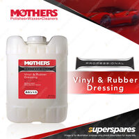 Mothers Professional Vinyl & Rubber Dressing 18.925L - Water based Non Greasy