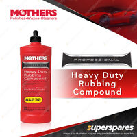 Mothers Professional Heavy Duty Rubbing Compound 946ML - Car Care Clean Polisth