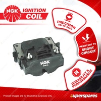 1 x NGK Ignition Coil for Toyota Landcruiser Prado RZJ95R Paseo EL44R 4Cyl DOHC