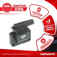 1 x NGK Ignition Coil for Mitsubishi Nimbus UF Pajero NH NJ NK Triton MH MJ MK