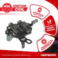 1 x NGK Ignition Coil for Kia Cerato LD 2.0L 4Cyl DOHC MPFI 16V G4GC 101kW 04-09