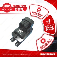 1 x NGK Ignition Coil for Ford Laser KN 1.8L 4Cyl DOHC MPFI 16V FP 92kW 99-01