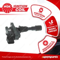 1 x NGK Ignition Coil for Ford Laser KN KQ 1.6L 4Cyl DOHC MPFI 16V ZMD 78kW