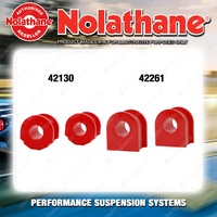 Nolathane Sway bar mount bush kit for DAIHATSU CHARADE G100 G102 4CYL 1987-1993