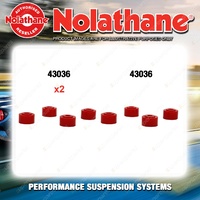 Nolathane Shock absorber bush kit for FORD CORTINA TE TF 4/6CYL 6/1977-8/1982