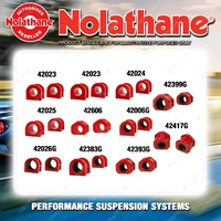 Nolathane Sway bar mount bush kit for FORD FAIRLANE NF NL 6/8CYL 3/1995-12/1999