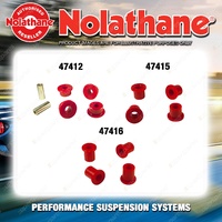 Nolathane Spring eye & shackle bush kit for FORD RANGER PX 4/5CYL 2WD 11/2011-ON