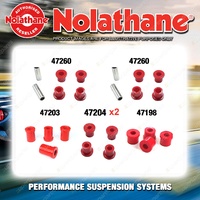 Nolathane Spring eye & shackle bush kit for FORD SPECTRON SPECTRON 4CYL 4WD