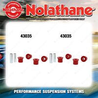 Nolathane Shock absorber bush kit for FORD TICKFORD TE50 AU 6/8CYL 8/1998-8/2002