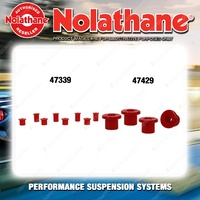 Nolathane Spring eye & shackle bush kit for FOTON TUNLAND P201 4CYL 2WD 2012-ON