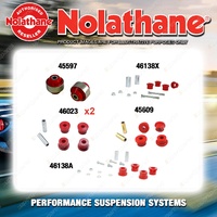 Nolathane Control arm bush kit for HOLDEN CALIBRA YE 4/6CYL 10/1991-7/1998