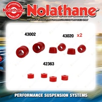 Nolathane Shock absorber bush kit for HOLDEN DROVER QB 4CYL 2/1985-12/1987