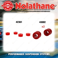 Nolathane Shock absorber bush kit for ISUZU BIGHORN UBS13 16 52 4CYL 1984-1986