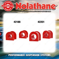 Nolathane Sway bar mount bush kit for MAZDA FAMILIA BG 4CYL 10/1989-8/1994