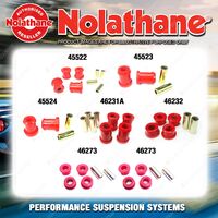 Nolathane Control arm bush kit for MITSUBISHI PAJERO NM NP 4/6CYL 5/2000-9/2006