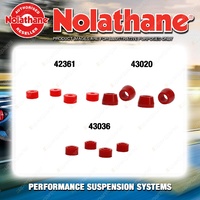 Nolathane Shock absorber bush kit for NISSAN URVAN E20 F20 4CYL 1973-1982