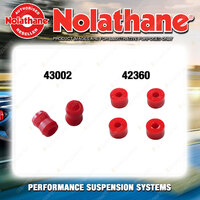 Nolathane Shock absorber bush kit for TOYOTA CORONA RT104 108 4CYL 3/1974-9/1979