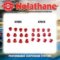 Nolathane Spring eye & shackle bush kit for TOYOTA LANDCRUISER HJ75 6CYL