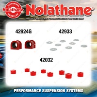 Front Nolathane Suspension Bush Kit for DAIHATSU FEROZA F-300 F-300B F-310 4WD