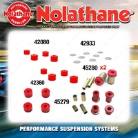 Front Nolathane Suspension Bush Kit for FORD ECONOVAN SB SE SF SG SH 4WD