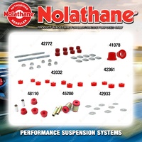 Front Nolathane Suspension Bush Kit for FORD RANGER PJ PK 4CYL 2WD 2006-2011