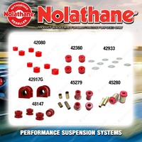 Front Nolathane Suspension Bush Kit for FORD SPECTRON SPECTRON 2WD 1984-1996