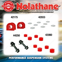 Front Nolathane Suspension Bush Kit for FORD TELSTAR AR AS 4CYL 1983-9/1987