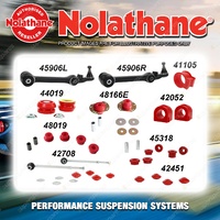 Front Nolathane Suspension Bush Kit for HOLDEN CAPRICE WK 6/8CYL 5/2003-7/2004